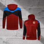 Chaqueta con Capucha del Barcelona 2024-2025 Red