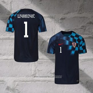 Croatia Player Livakovic Away Shirt 2022