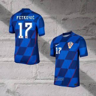 Croatia Player Petkovic Away Shirt 2024