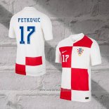 Croatia Player Petkovic Home Shirt 2024