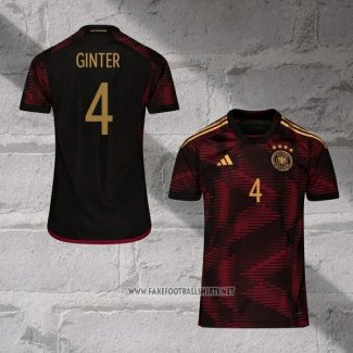 Germany Player Ginter Away Shirt 2022