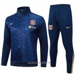 Jacket Tracksuit Barcelona 2024-2025 Blue Oscuro