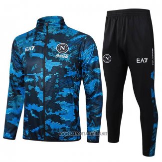 Jacket Tracksuit Napoli 2024-2025 Blue