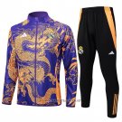 Jacket Tracksuit Real Madrid Dragon 2024-2025 Purpura