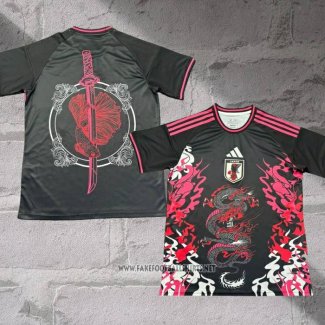 Japan Dragon Shirt 2024-2025 Black and Rosa Thailand