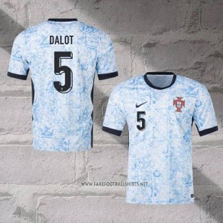 Portugal Player Dalot Away Shirt 2024