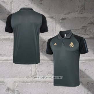 Real Madrid Shirt Polo 2023-2024 Grey