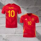 Spain Player Olmo Home Shirt 2024