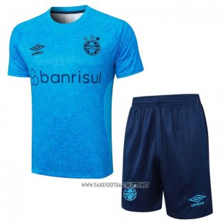 Tracksuit Gremio Short Sleeve 2024-2025 Blue - Shorts