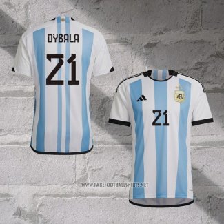 Argentina Player Dybala Home Shirt 2022