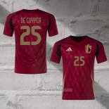 Belgium Player De Cuyper Home Shirt 2024