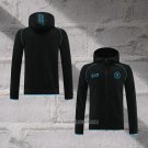 Chaqueta con Capucha del Napoli 2023-2024 Black