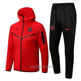 Hooded Tracksuit Paris Saint-Germain 2022-2023 Red