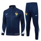 Jacket Tracksuit France Kid 2024-2025 Blue