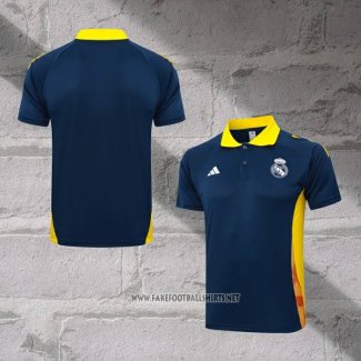 Real Madrid Shirt Polo 2024-2025 Blue