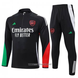 Sweatshirt Tracksuit Arsenal Kid 2024-2025 Black