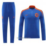 Sweatshirt Tracksuit Holland 2024-2025 Blue