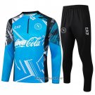 Sweatshirt Tracksuit Napoli 2024-2025 Blue