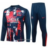 Sweatshirt Tracksuit Paris Saint-Germain Kid 2024-2025 Blue