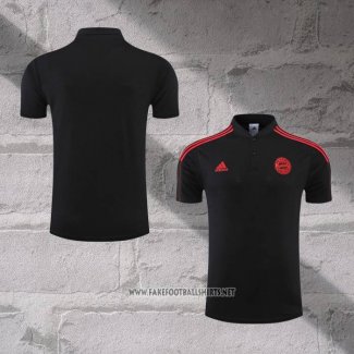 Bayern Munich Shirt Polo 2022-2023 Black