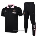 Conjunto Polo Paris Saint-Germain Jordan 2024-2025 Black