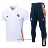 Conjunto Polo Real Madrid 2024-2025 White