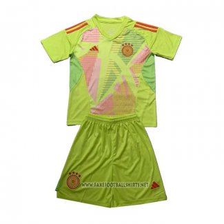 Germany Goalkeeper Shirt Kid 2024 Green
