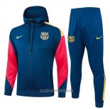 Hooded Tracksuit Barcelona 2024-2025 Blue