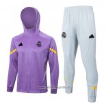 Hooded Tracksuit Real Madrid 2024-2025 Purpura