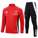 Jacket Tracksuit Manchester United 2024-2025 Red