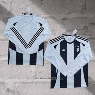 Juventus Home Shirt Long Sleeve 2024-2025