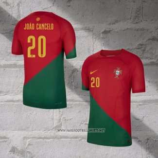 Portugal Player Joao Cancelo Home Shirt 2022