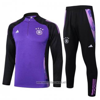 Sweatshirt Tracksuit Germany Kid 2024-2025 Purpura