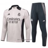 Sweatshirt Tracksuit Real Madrid 2024-2025 Rosa Claro