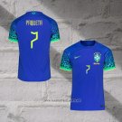 Brazil Player Paqueta Away Shirt 2022