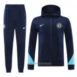 Hooded Tracksuit Chelsea 2024-2025 Blue