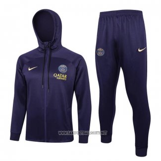 Hooded Tracksuit Paris Saint-Germain 2023-2024 Purpura