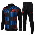 Jacket Tracksuit Barcelona 2024-2025 Red and Blue