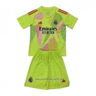 Real Madrid Fourth Goalkeeper Shirt Kid 2024-2025