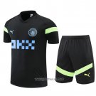 Tracksuit Manchester City Short Sleeve 2022-2023 Black - Shorts