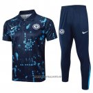 Conjunto Polo Chelsea 2024-2025 Blue Oscuro