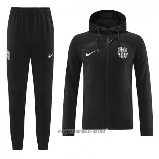 Hooded Tracksuit Barcelona 2022-2023 Black