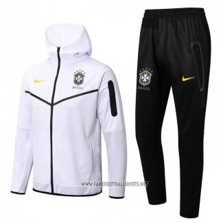 Hooded Tracksuit Brazil 2022-2023 White