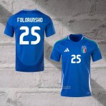 Italy Player Folorunsho Home Shirt 2024-2025