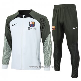 Jacket Tracksuit Barcelona Kid 2023-2024 Grey