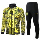 Jacket Tracksuit Brazil Jesus Kid 2024-2025 Yellow