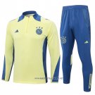 Sweatshirt Tracksuit Ajax Kid 2024-2025 Yellow