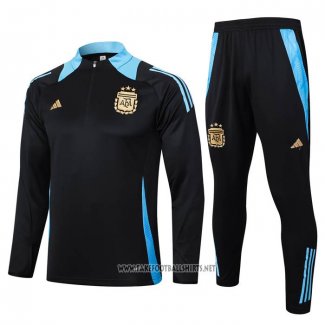 Sweatshirt Tracksuit Argentina 2024-2025 Black