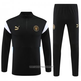 Sweatshirt Tracksuit Manchester City Kid 2023-2024 Black