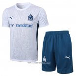 Tracksuit Olympique Marseille Short Sleeve 2024-2025 White - Shorts